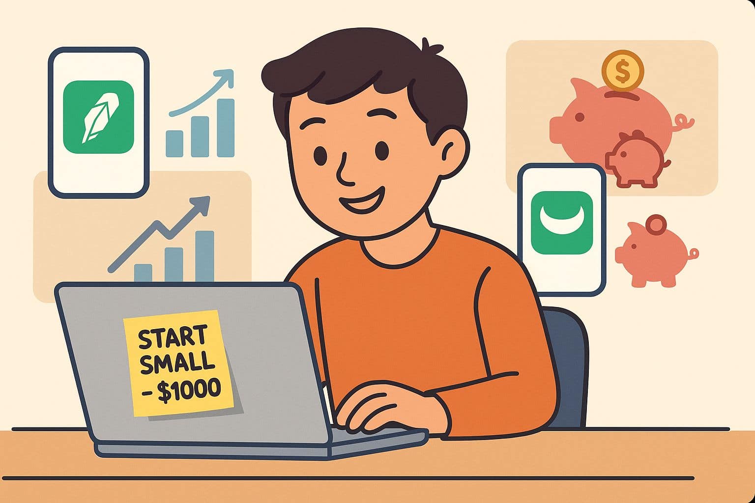 Infographic illustrating steps to start a small business, including planning, funding, and marketing strategies.